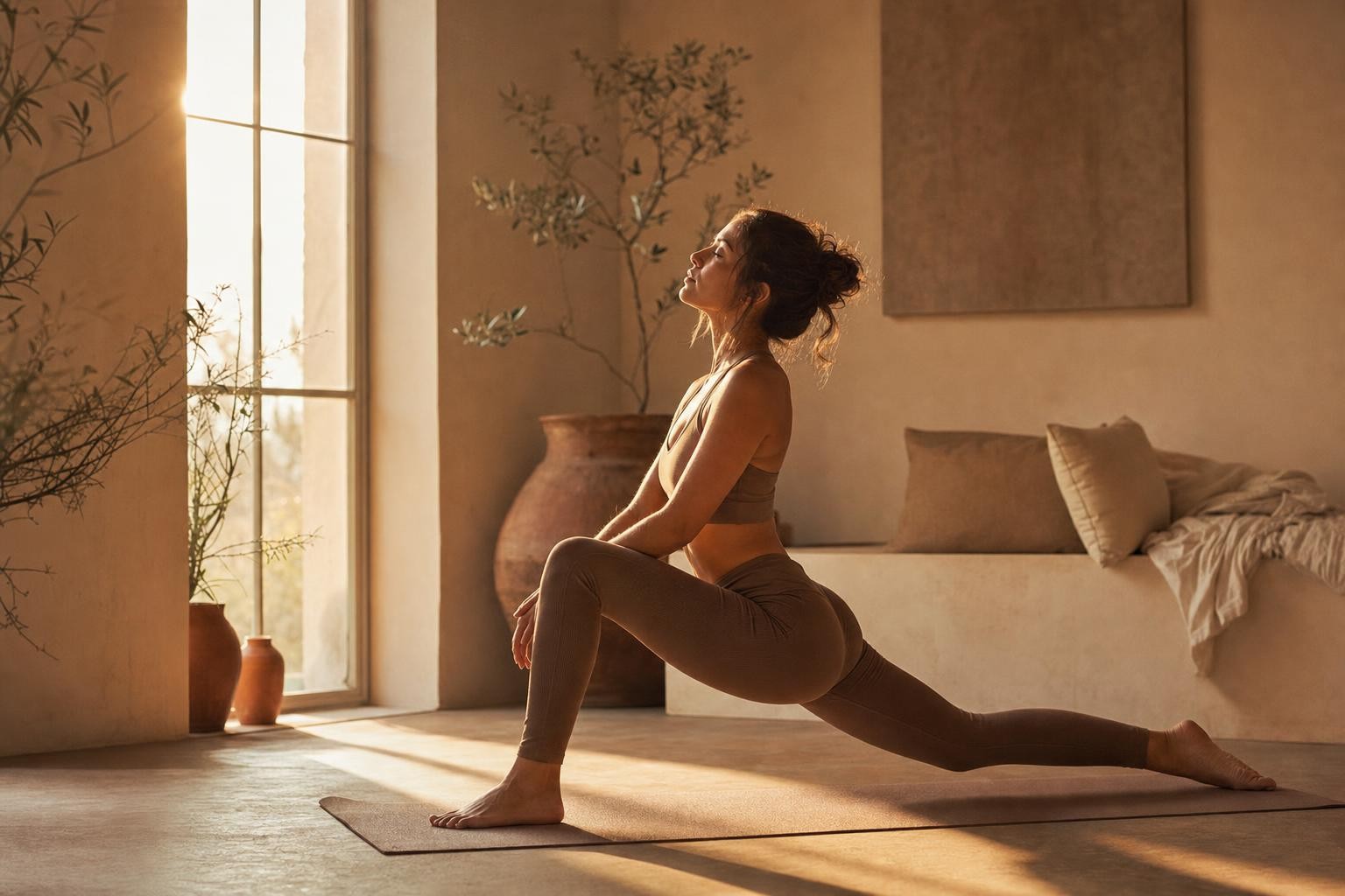 A morning vinyasa for tight hips